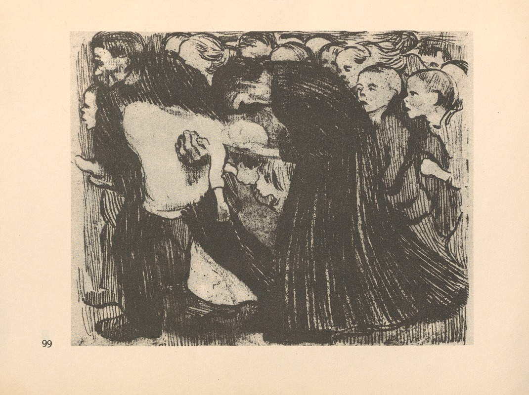 Käthe Kollwitz - Überfahren