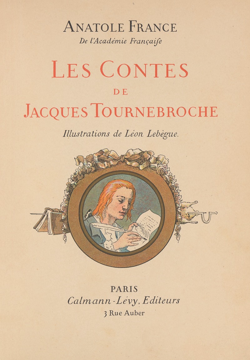 Léon Lebègue - Les contes de Jacques Tournebroche Pl.01