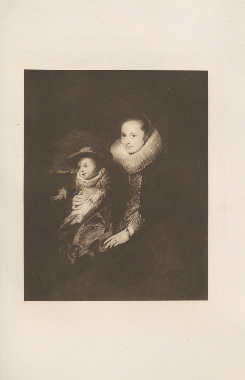 Lionel Cust - Lady And Child