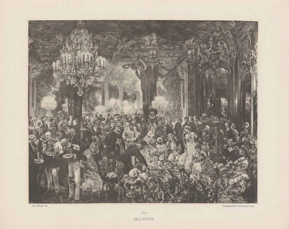 Adolph von Menzel - Ball-Souper
