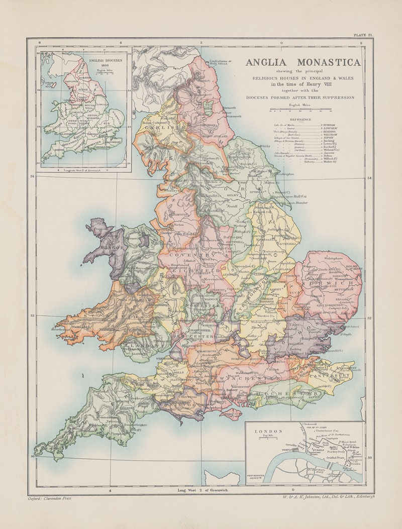Reginald Lane Poole - Anglia‎ ‎Monastica