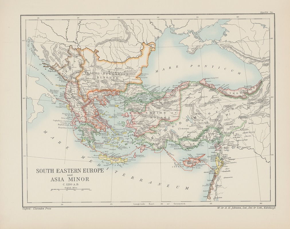 Reginald Lane Poole - South-Eastern‎ ‎Europe‎ ‎and‎ ‎Asia‎ ‎Minor,‎ ‎c