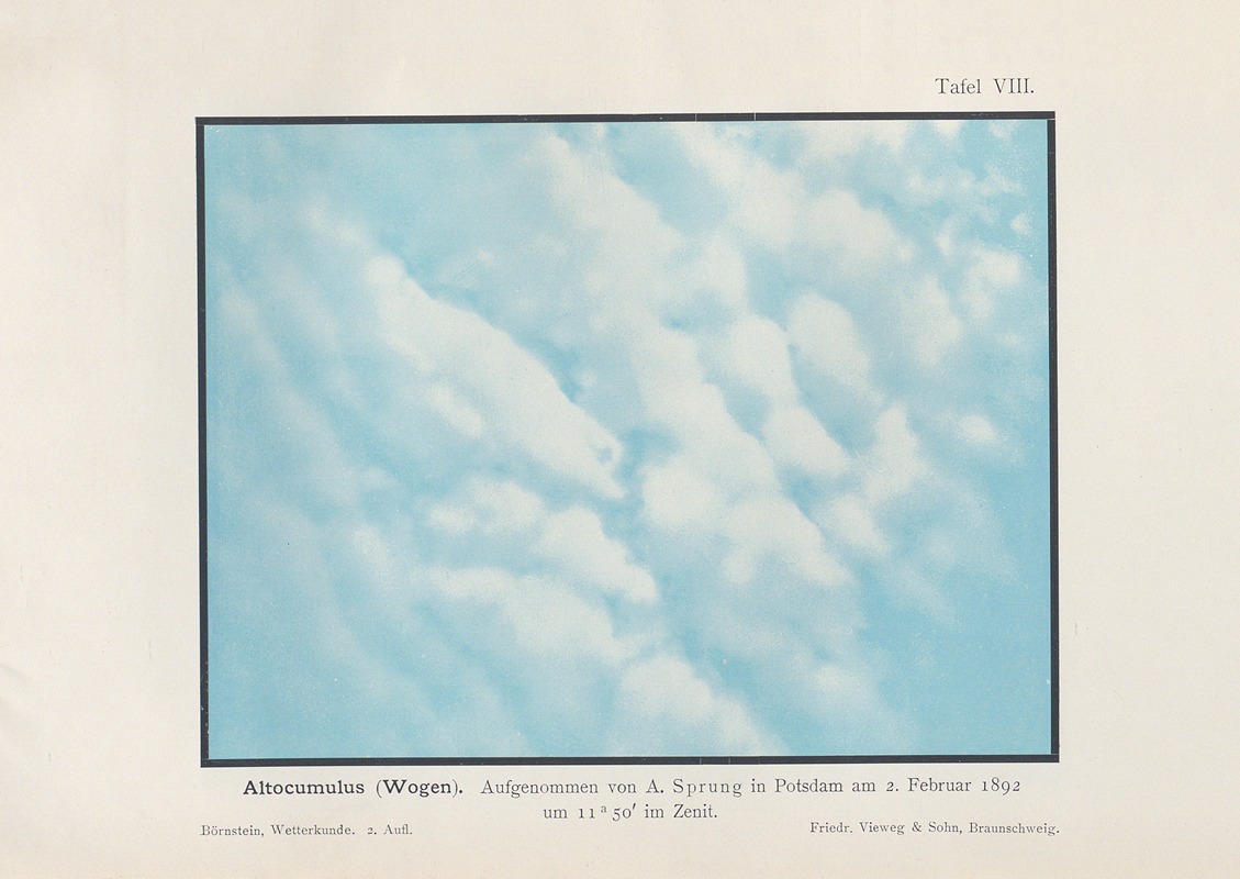 Richard Börnstein - Altocumulus