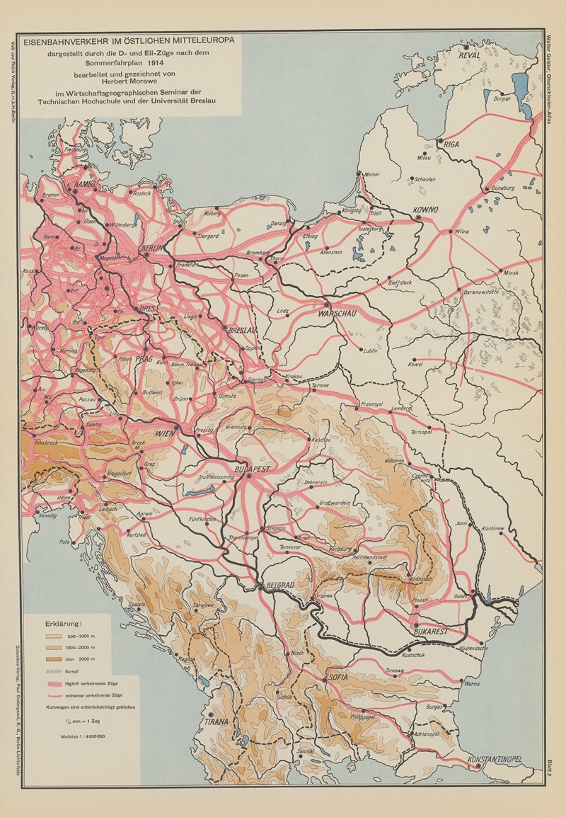 Volk und Reich Verlag - Eisenbahnverkehr‎ ‎im óstlichen Mitteleuropa