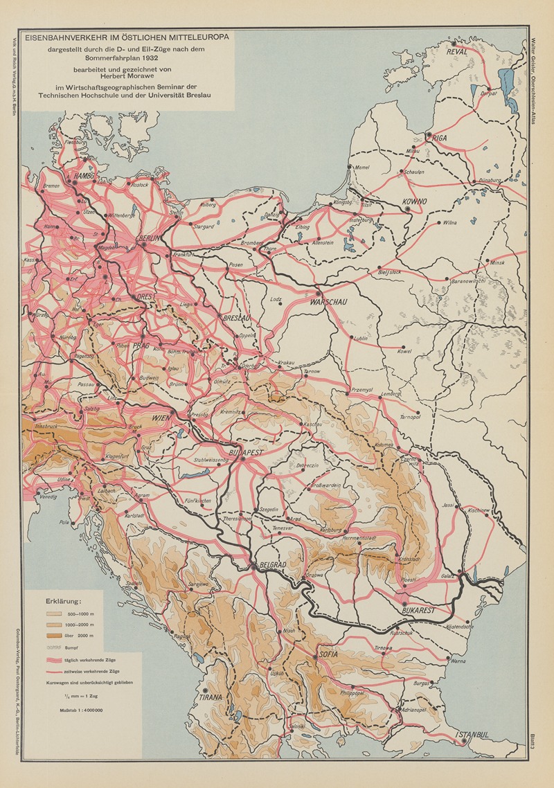 Volk und Reich Verlag - Eisenbahnverkehr‎ ‎im óstlichen Mitteleuropa
