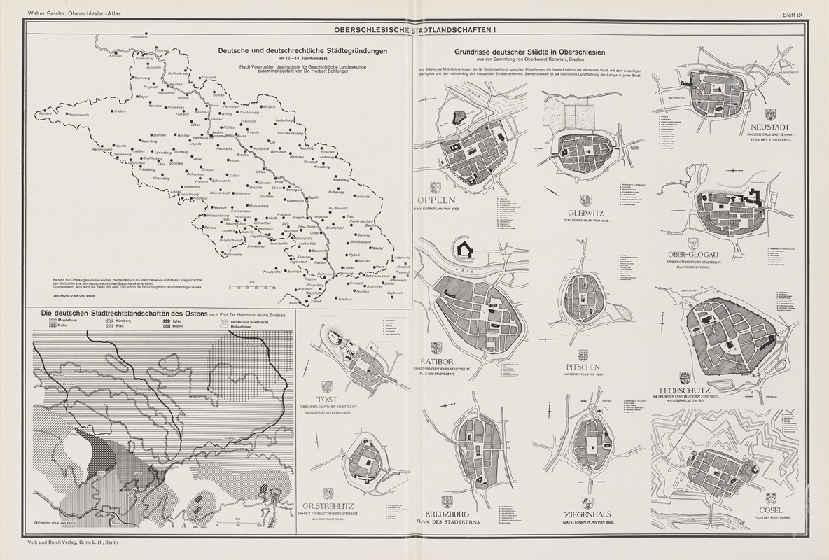 Volk und Reich Verlag - Oberschlesische‎ ‎Stadtlandschaften‎ ‎(I)