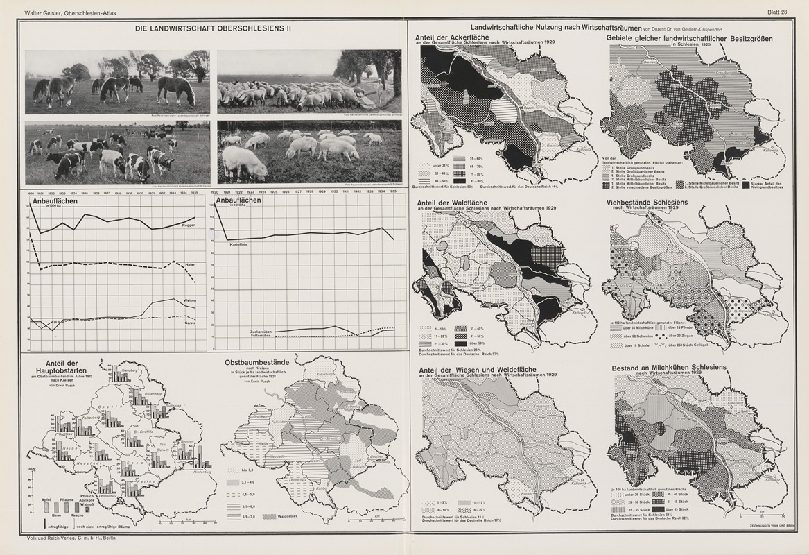 Volk und Reich Verlag - Die‎ ‎Landwirtschaft‎ ‎Oberschlesiens‎ ‎II