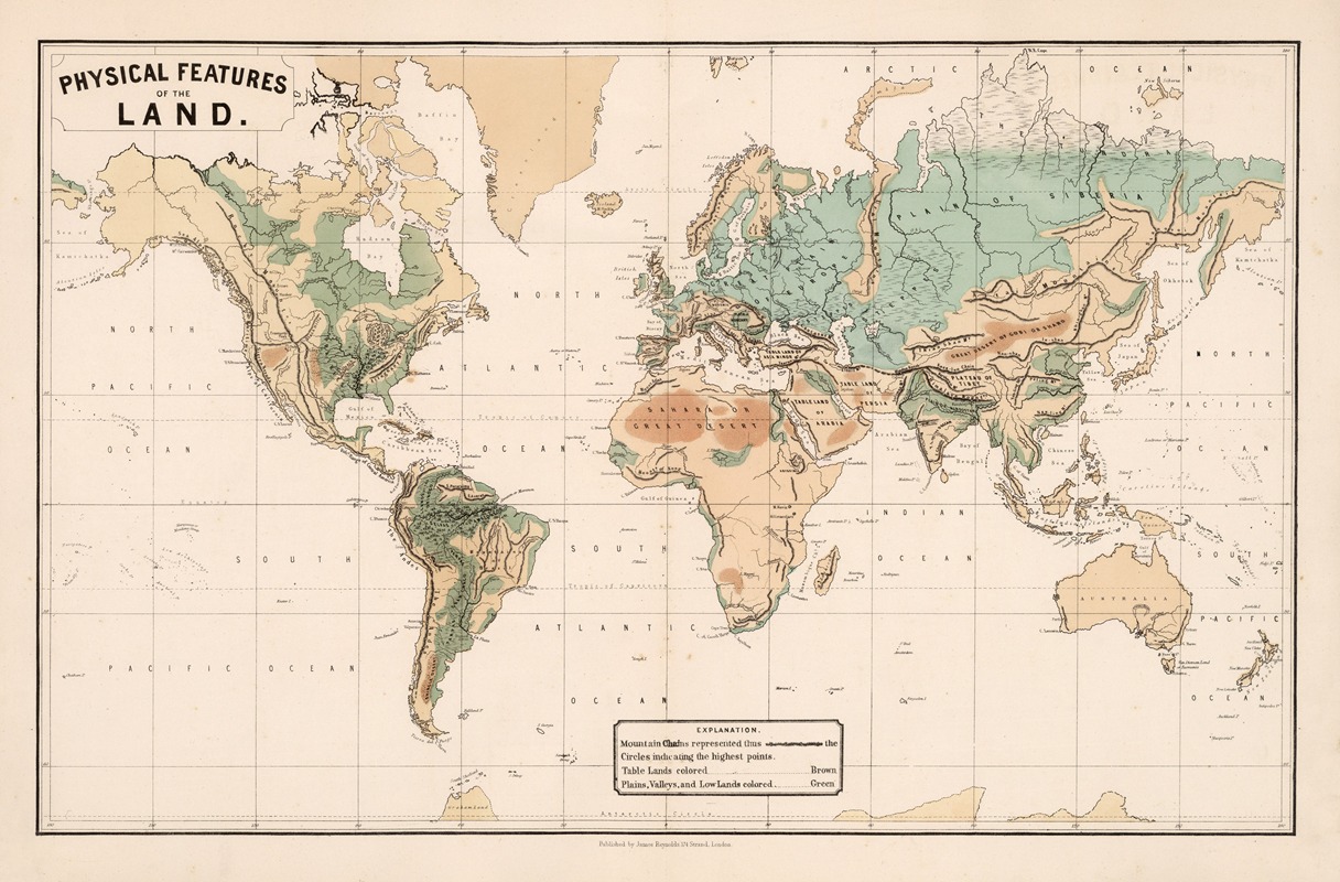 A series of large colored diagrams illustrative of physical geography ...